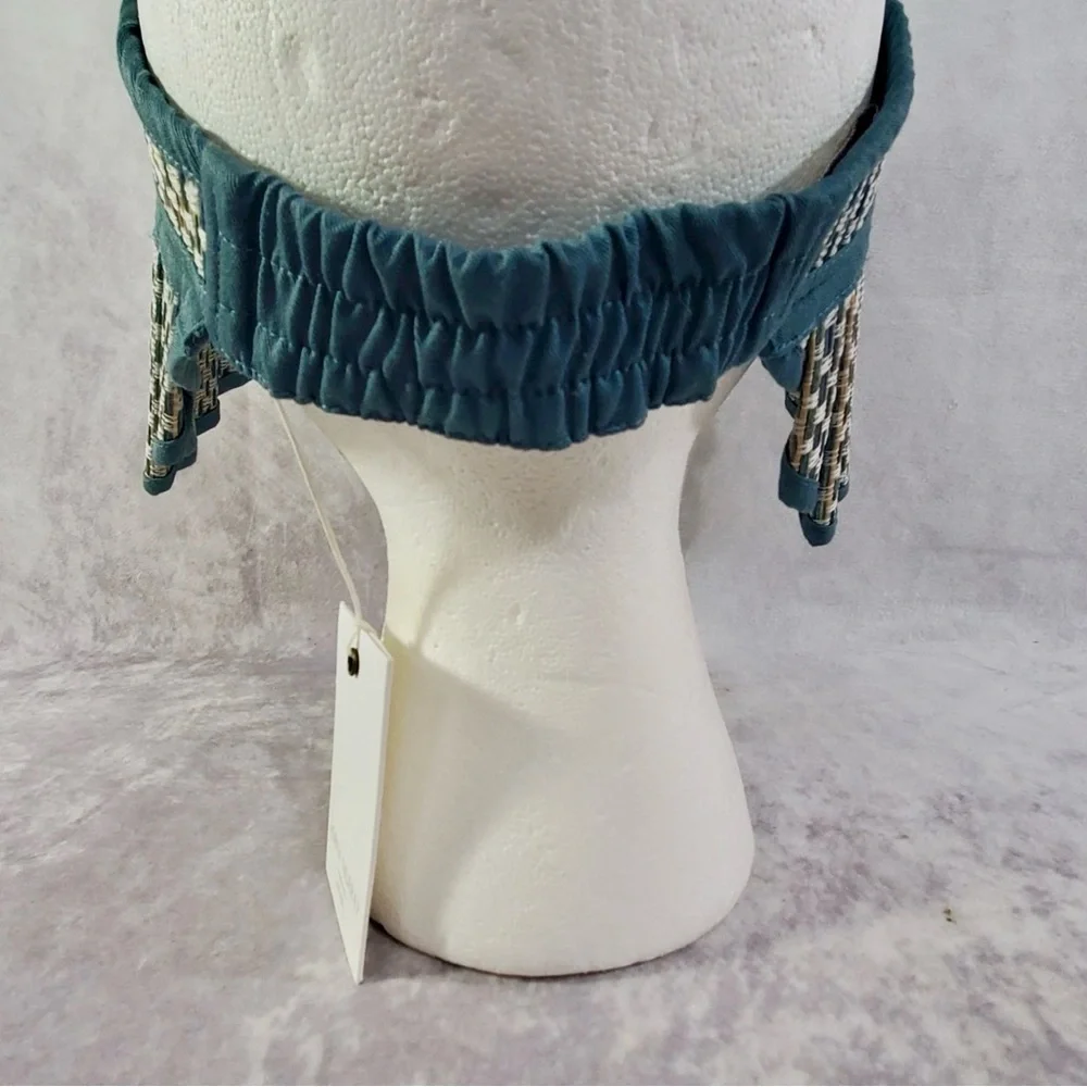 Lorna Murray Visor Medium NWT Packable Cannes Teal - Picture 3 of 7